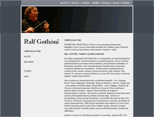 Tablet Screenshot of gothoni.com